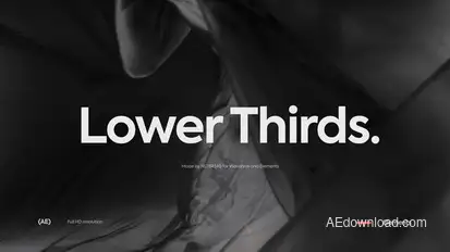 Lower Thirds Elements template preview