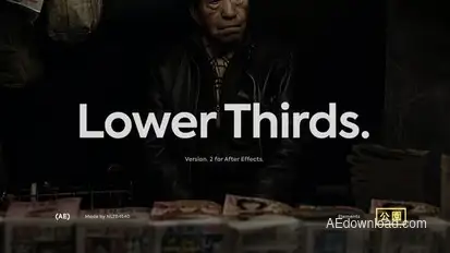 Lower Thirds Elements template preview