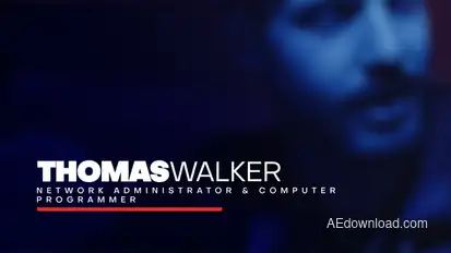 Lower Thirds Titles template preview