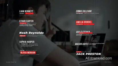 Lower Thirds 4.0 | After Effects Titles template preview