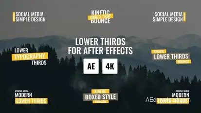 Lower Thirds 4.0 | After Effects Titles template preview