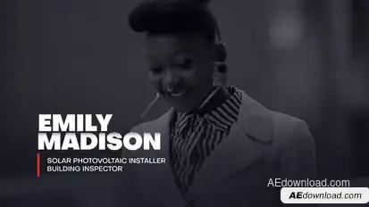 Lower Thirds Elements template preview