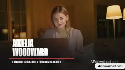 Lower Thirds Elements template preview