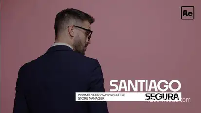 Lower Thirds Elements template preview