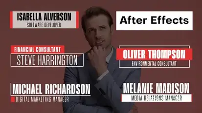 Lower Thirds Elements template preview