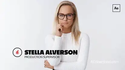 Lower Thirds Elements template preview