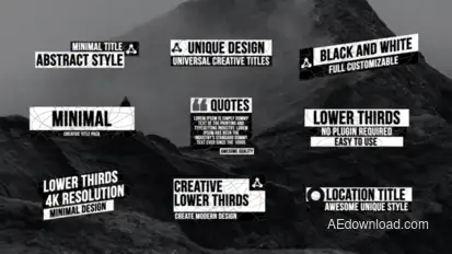 Lower Thirds | AE Elements template preview