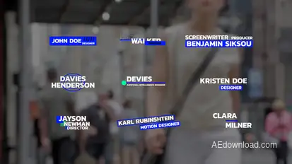 Lower Thirds | AE Elements template preview