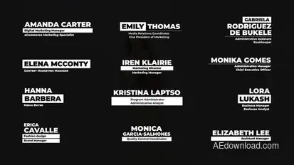 Lower Thirds | AE Titles template preview