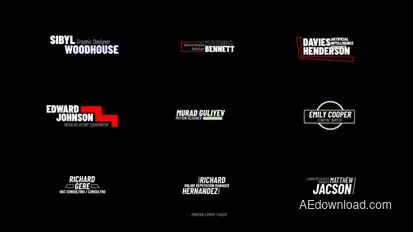 Lower Thirds | AE Elements template preview