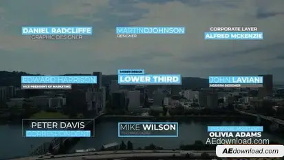 Videohive Lower Thirds | After Effects 36534711 Elements template preview