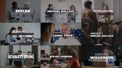 Lower Thirds | After Effects Elements template preview