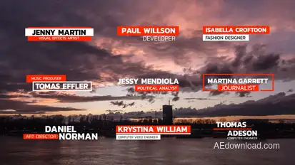 Lower Thirds | After Effects Elements template preview