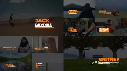 Lower Thirds | After Effects Elements template preview