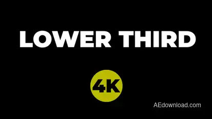 Lower Thirds | After Effects Titles template preview