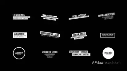 Lower Thirds  | After Effects Titles template preview