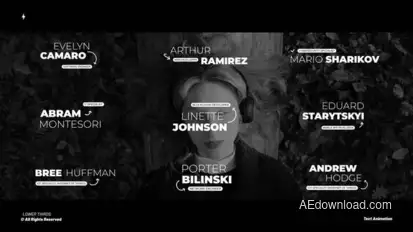 Lower Thirds  | After Effects Titles template preview