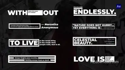 Lower Thirds v2 - AE Titles template preview