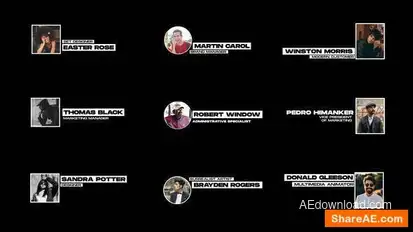 Videohive Lower Thirds with Photos | AE Titles template preview