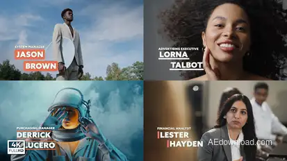 Lowerthirds Automatic Resizing Elements template preview