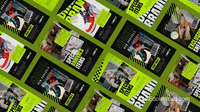 Lurixe Sneaker Instagram Stories Product Promo template preview