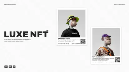 Luxe NFT broadcast-packages template preview