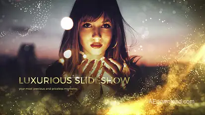 Luxurious Slideshow Video Displays template preview