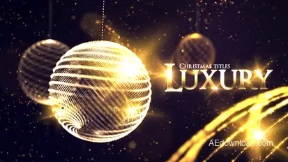 Luxury Christmas Titles Titles template preview