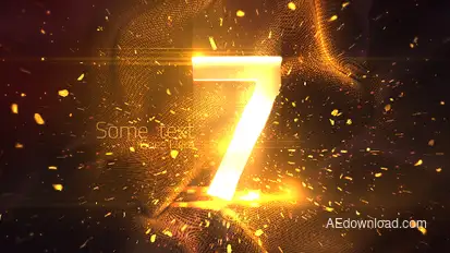 Luxury Countdown 4K Elements template preview