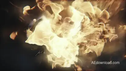 Luxury Fire Chrome Logo Logo Stings template preview