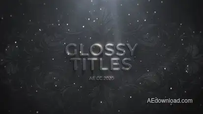 Luxury Glossy Royal Titles Titles template preview