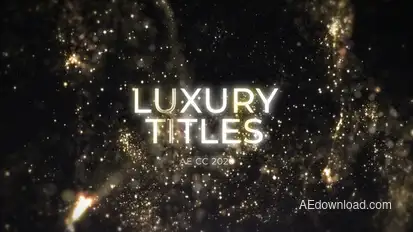Luxury Gold Awards Titles Titles template preview