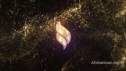 Luxury Gold Particles Titles Titles template preview