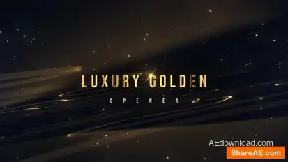 Luxury Golden Opener Openers template preview