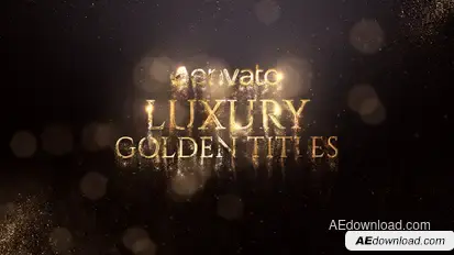 Luxury Golden Titles Titles template preview