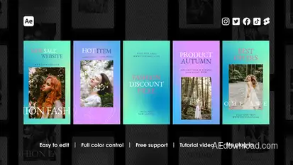 Luxury Instagram Reels Product Promo template preview