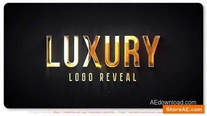 Luxury Logo Reveal Logo Stings template preview