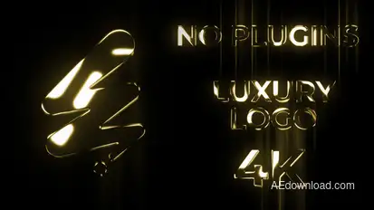 Luxury Logo Vertical Reveal — Elegant Animation for Brands Logo Stings template preview