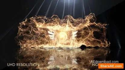 Luxury Particle Logo Logo Stings template preview