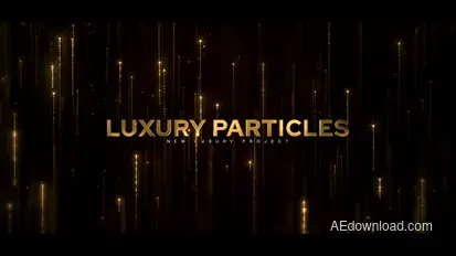 Luxury Particles Opener Titles template preview