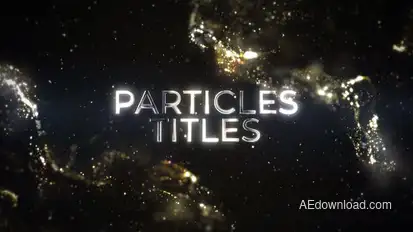 Luxury Particles Titles Titles template preview