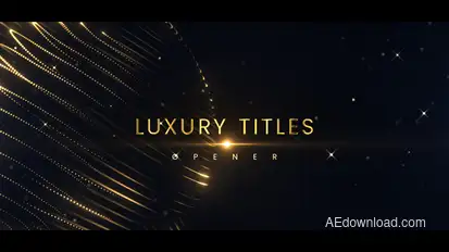 Luxury Titles Opener Openers template preview