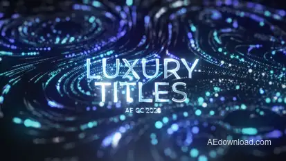 Luxury Wave Titles Titles template preview