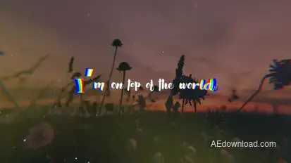 Lyric Music Video Titles template preview