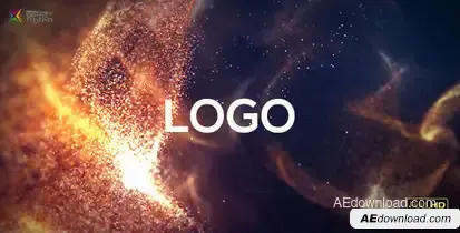 Macro Particles Logo Intro Openers template preview