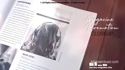 Magazine Promotion - Closeup Product Promo template preview