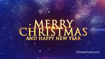 Magic Christmas Wishes 2025 Titles template preview