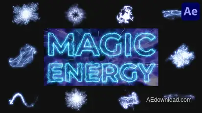 Magic Energy for After Effects Elements template preview