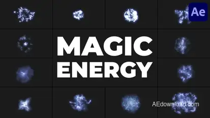 Magic Energy for After Effects Elements template preview