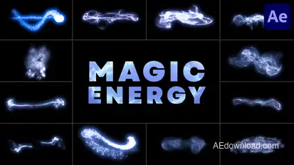 Magic Energy for After Effects Elements template preview